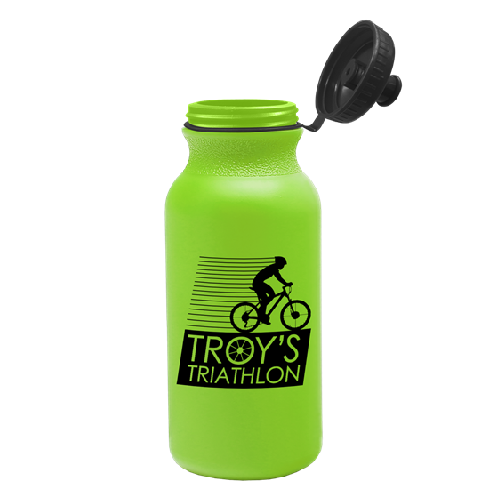 WB20T - The Omni - 20 oz. Bike Bottles with Tethered Push-Pull Cap